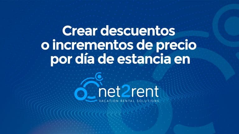 Guías Rápidas de net2rent: 11 - Crear descuentos o incrementos de precio por día de estancia.